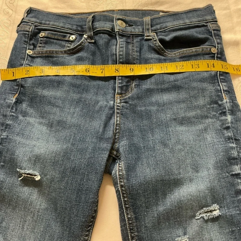 Rag to Bone New York Blue Jeans Distressed Women's Jeans Sz 28